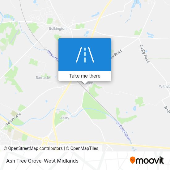 Ash Tree Grove map
