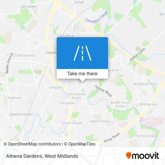 Athena Gardens map