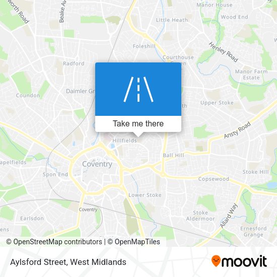 Aylsford Street map