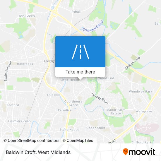 Baldwin Croft map