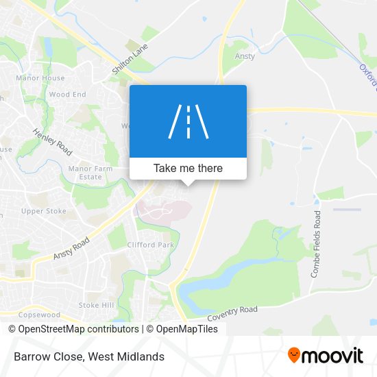 Barrow Close map