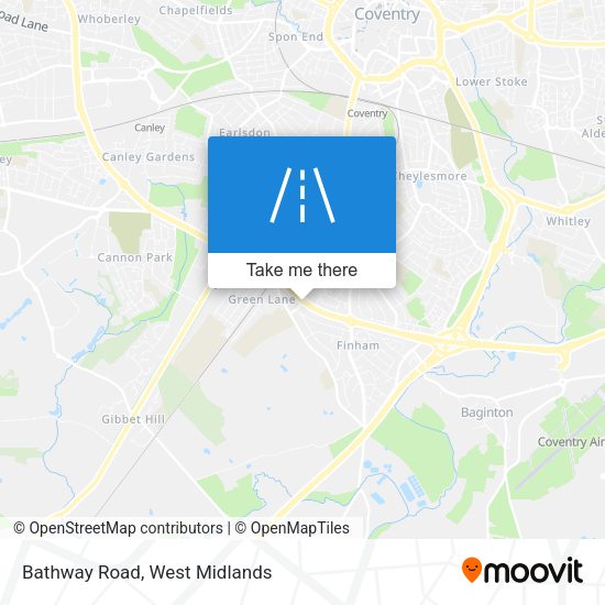 Bathway Road map