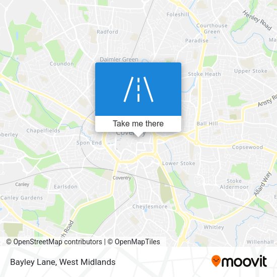 Bayley Lane map