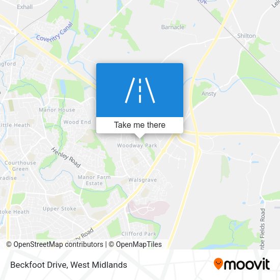 Beckfoot Drive map