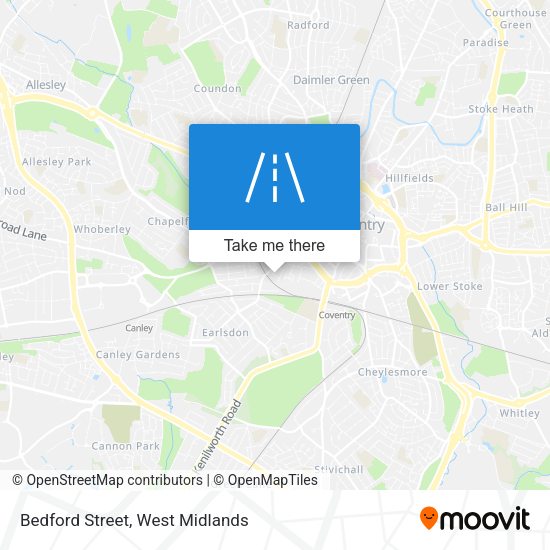 Bedford Street map