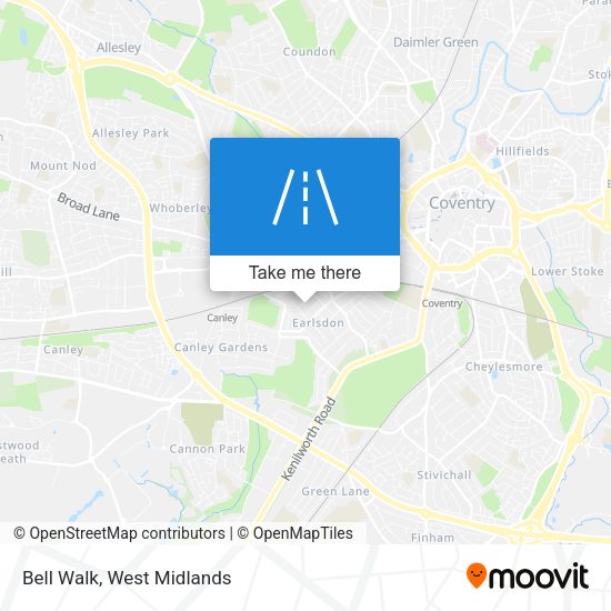 Bell Walk map