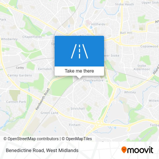 Benedictine Road map