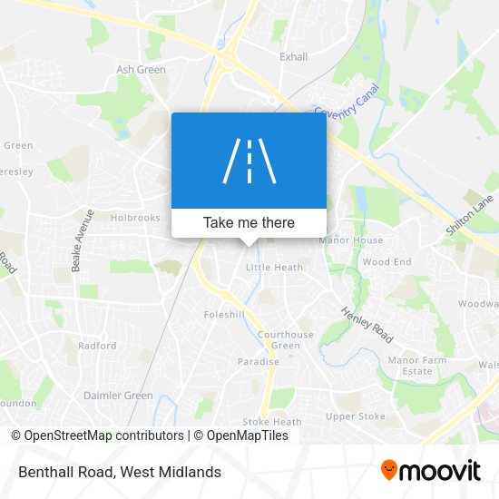 Benthall Road map