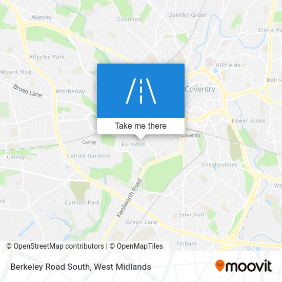 Berkeley Road South map