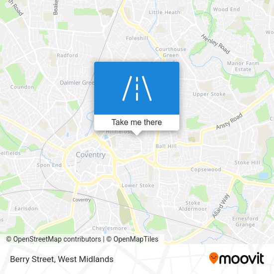 Berry Street map