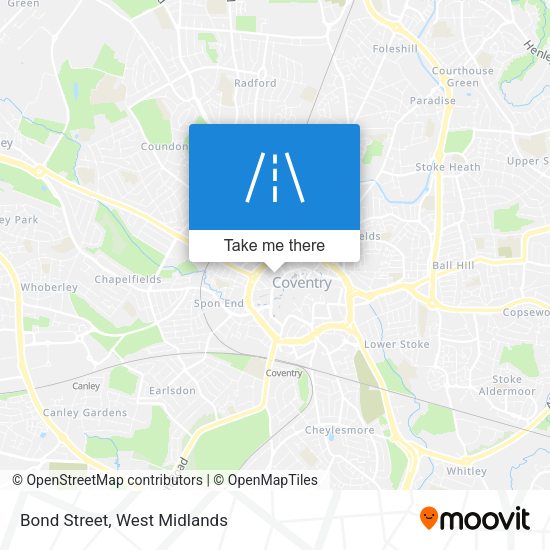Bond Street map