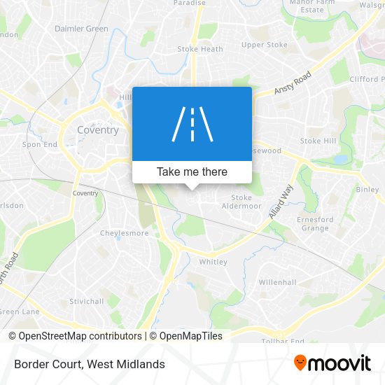 Border Court map