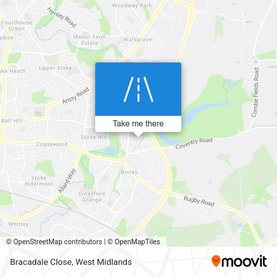 Bracadale Close map