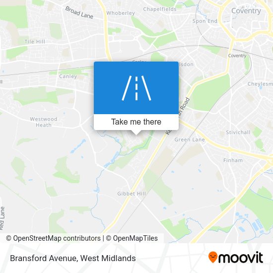 Bransford Avenue map