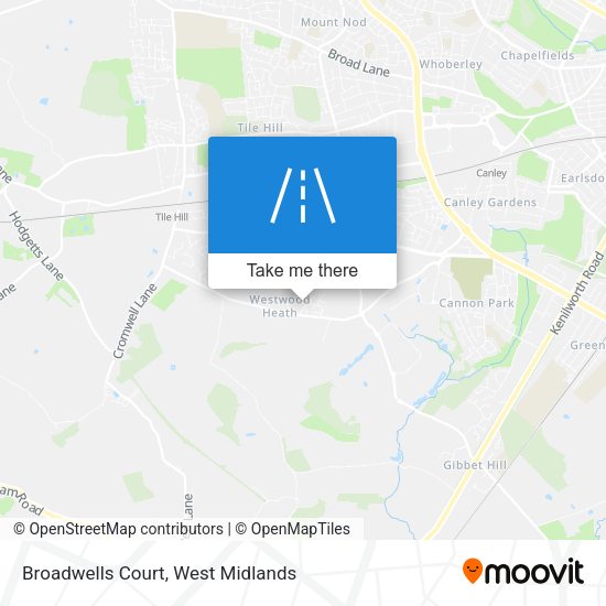 Broadwells Court map