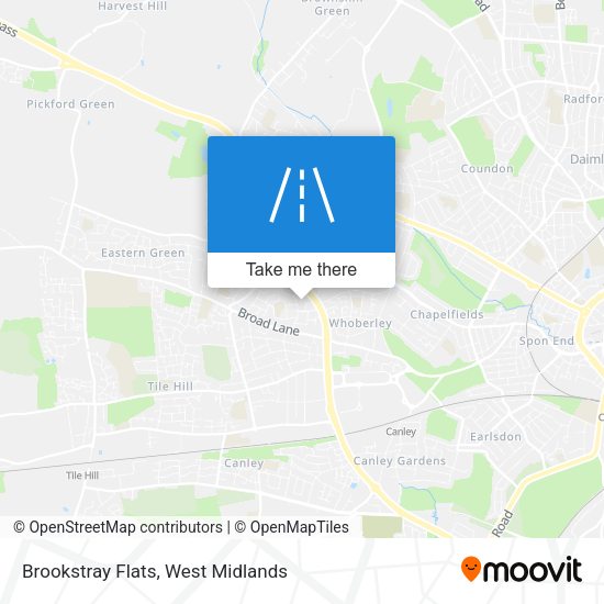 Brookstray Flats map