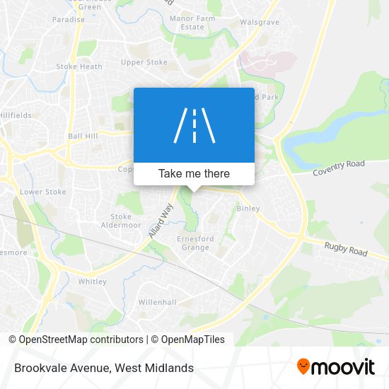 Brookvale Avenue map