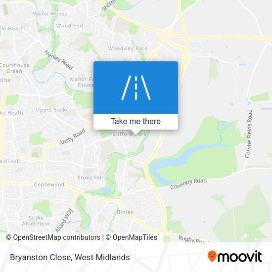 Bryanston Close map
