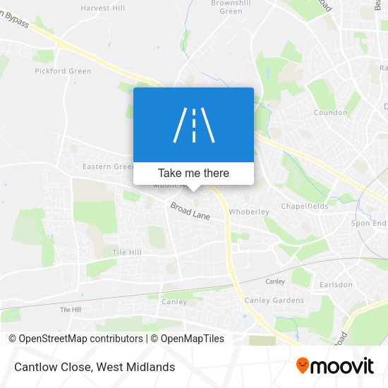 Cantlow Close map