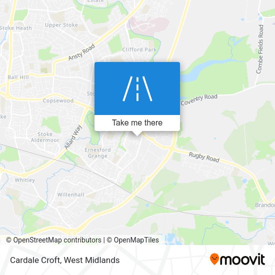 Cardale Croft map