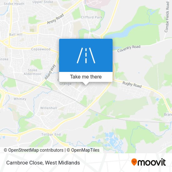 Carnbroe Close map