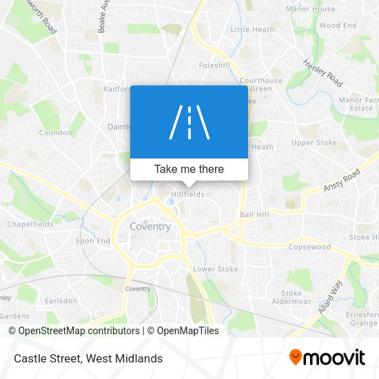 Castle Street map