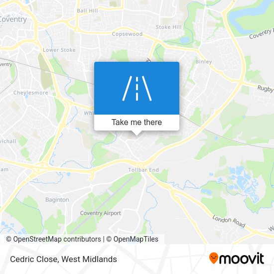 Cedric Close map