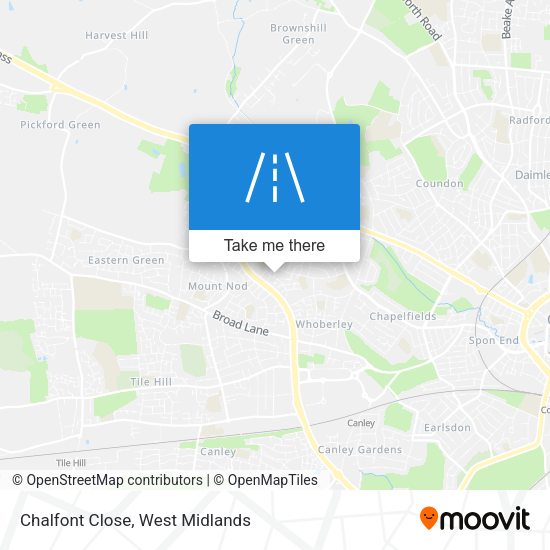 Chalfont Close map