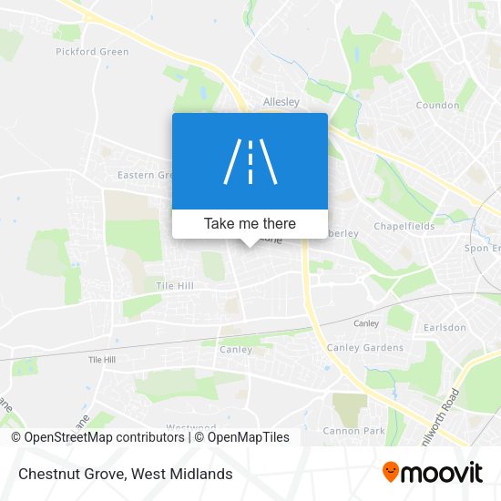 Chestnut Grove map