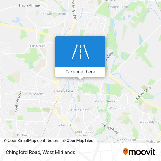 Chingford Road map