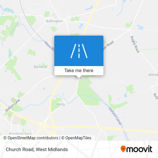 Church Road map