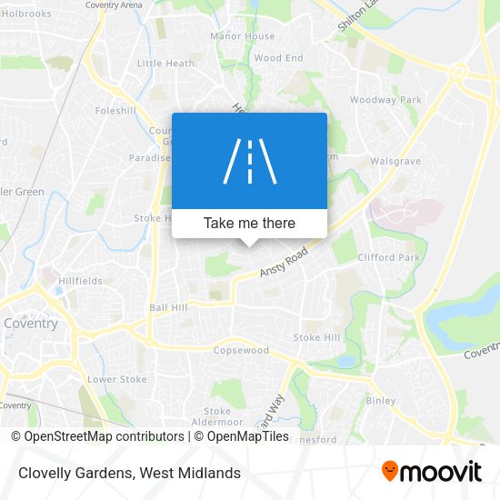 Clovelly Gardens map