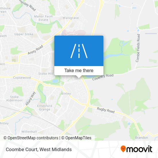 Coombe Court map