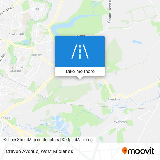Craven Avenue map