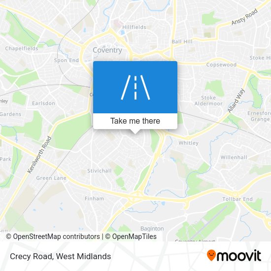 Crecy Road map