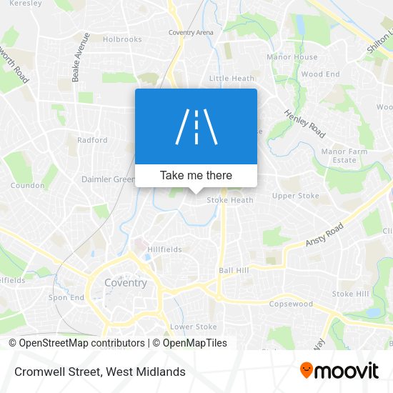 Cromwell Street map
