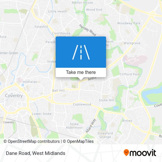 Dane Road map