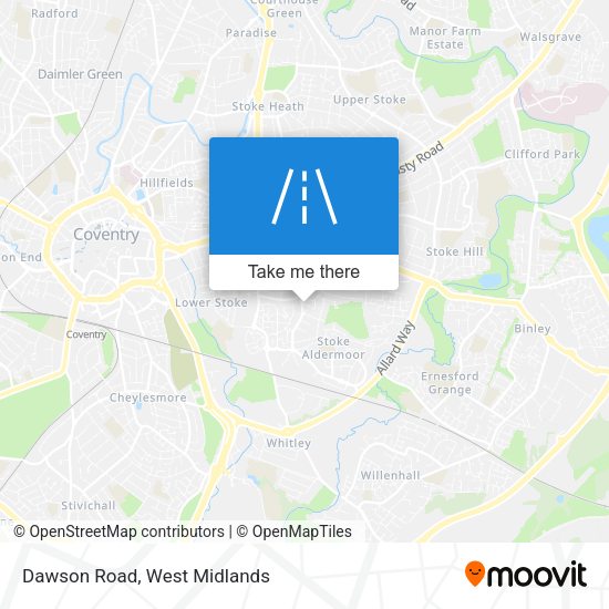 Dawson Road map