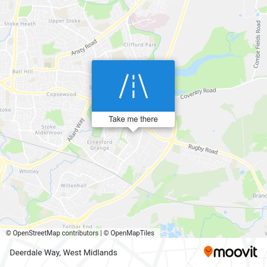 Deerdale Way map