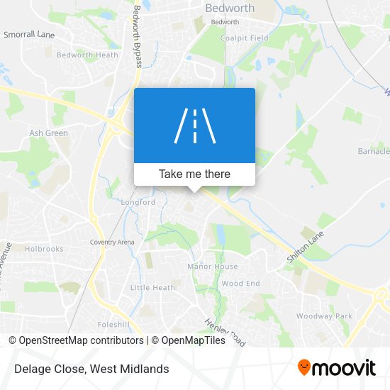 Delage Close map