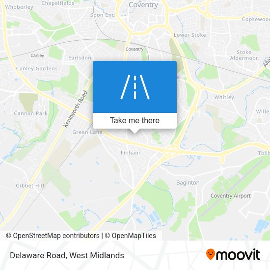 Delaware Road map