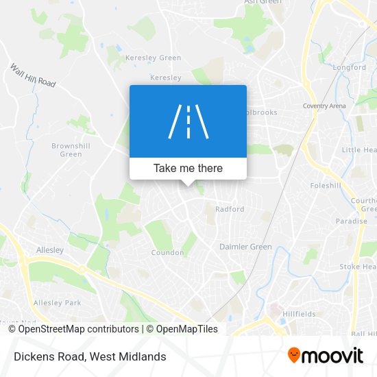 Dickens Road map