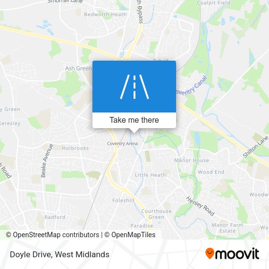 Doyle Drive map