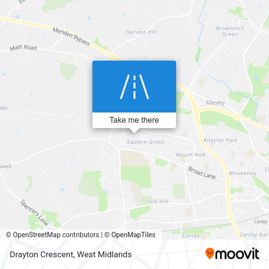 Drayton Crescent map