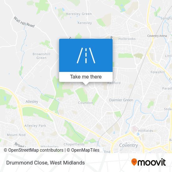 Drummond Close map