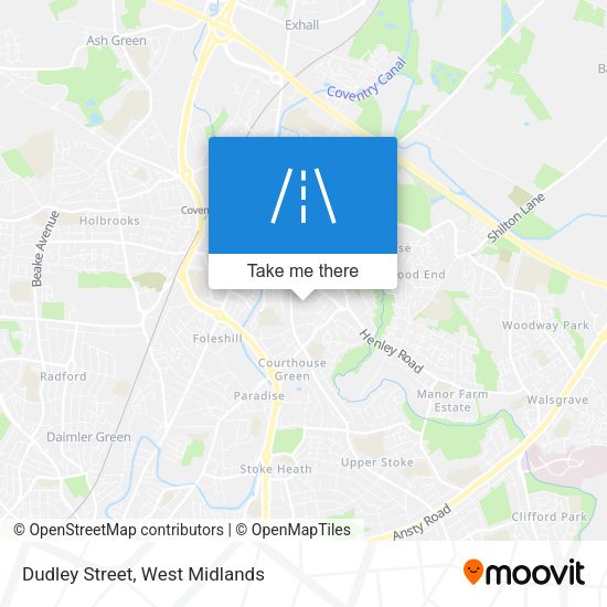 Dudley Street map