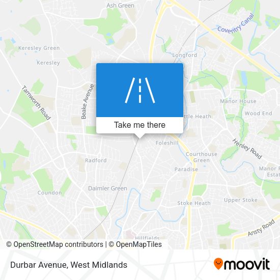 Durbar Avenue map