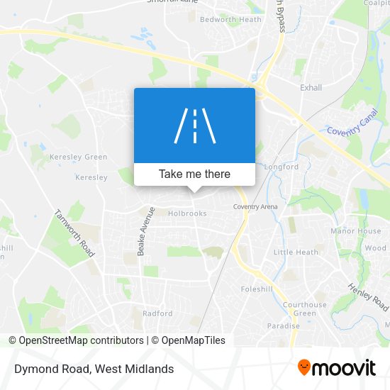 Dymond Road map