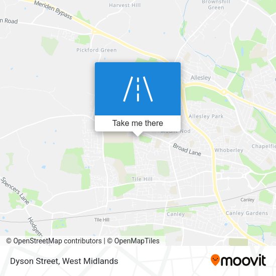 Dyson Street map