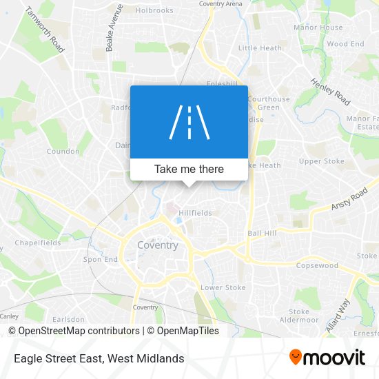 Eagle Street East map